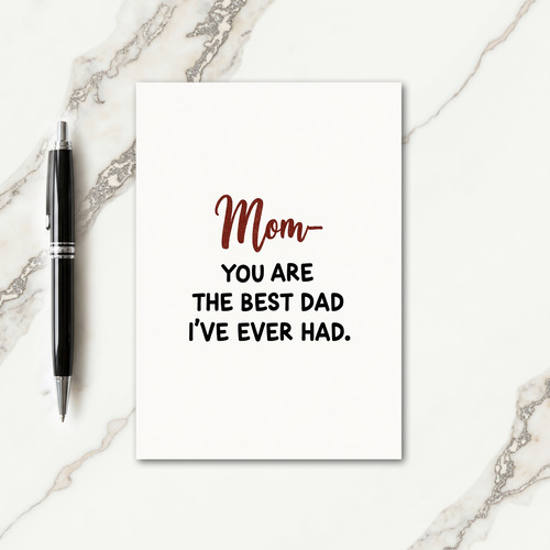 Grateful Fathers Day Glitter Card