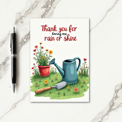 Grateful Garden Mothers Day Card