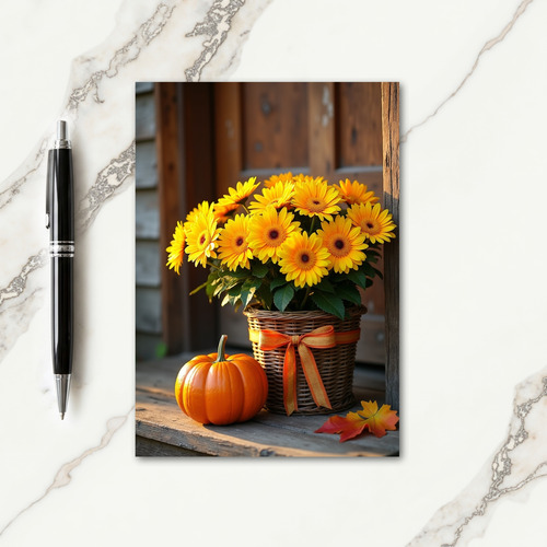 Grateful Golden Harvest Card