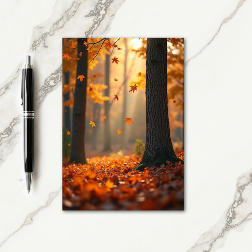 Grateful Golden Leaves Card thumbnail