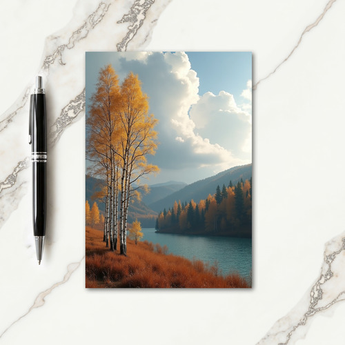 Grateful Golden Trees Card