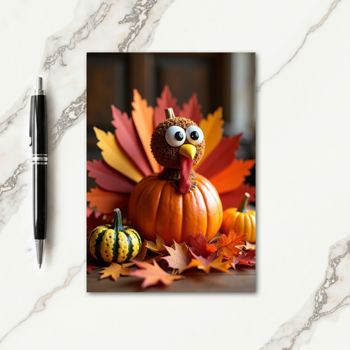 Grateful Gourd Bird Card