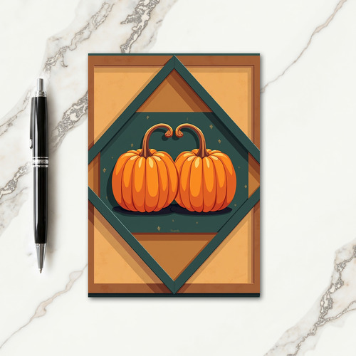 Grateful Gourds Diamond Frame Card