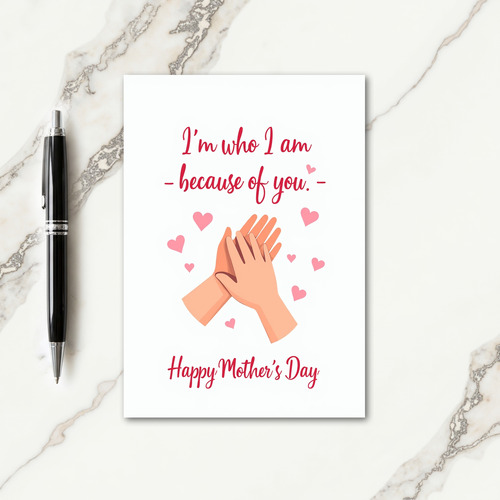 Grateful Hands Mothers Day Card