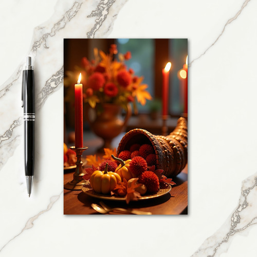 Grateful Harvest Candlelight Card thumbnail