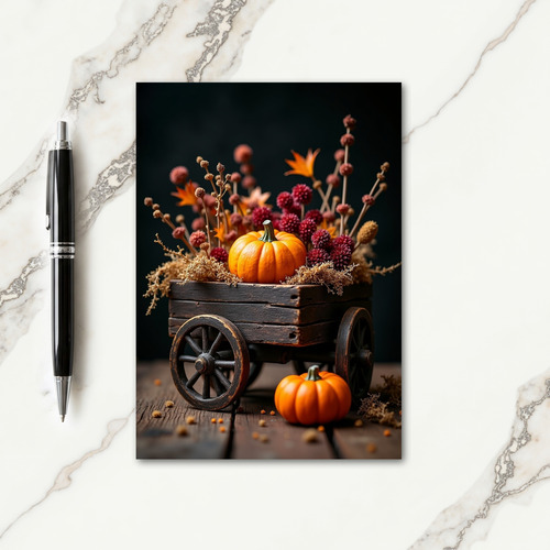 Grateful Harvest Cart Card