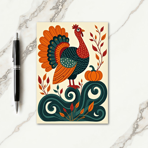 Grateful Harvest Fowl Card thumbnail