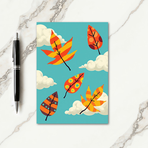 Grateful Harvest Leaves Card thumbnail