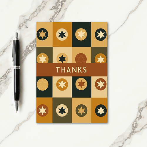 Grateful Stars Pattern Card