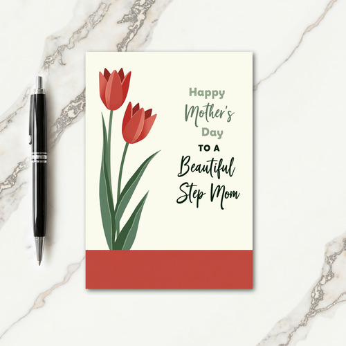 Gratitude Mothers Day Tulip Card