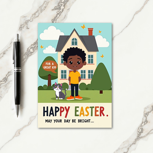 Great Kid Spring Day Card