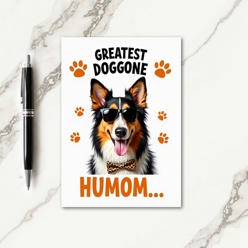Greatest Dog Mom Pet Card