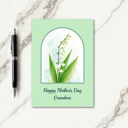 Green Arch Mothers Day Card