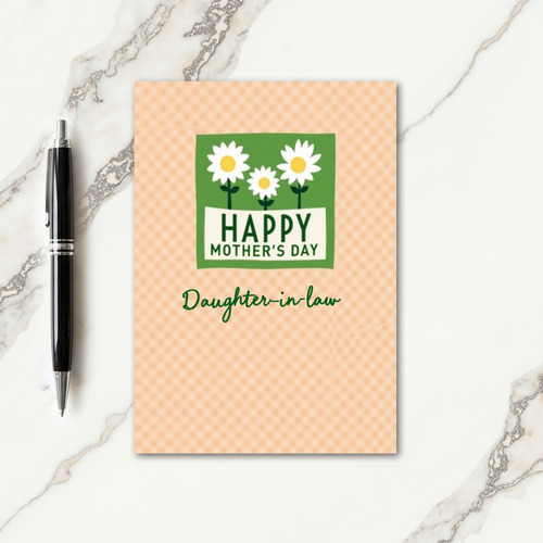 Green Bloom Mothers Day Card
