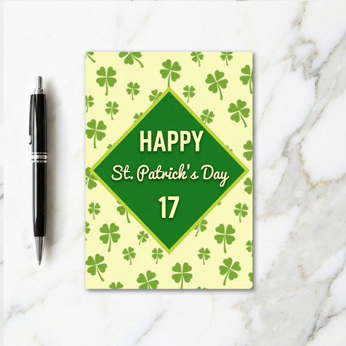 Green Diamond Day Card