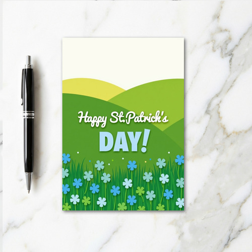 Green Dots Happy Day Card