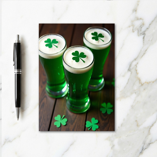 Green Drinks St Patricks Day Card