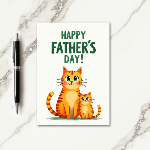 Green Eyed Fathers Day Card