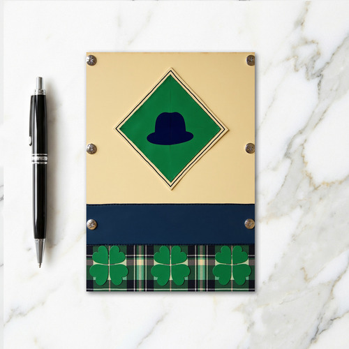 Green Fedora Shamrock Art Card