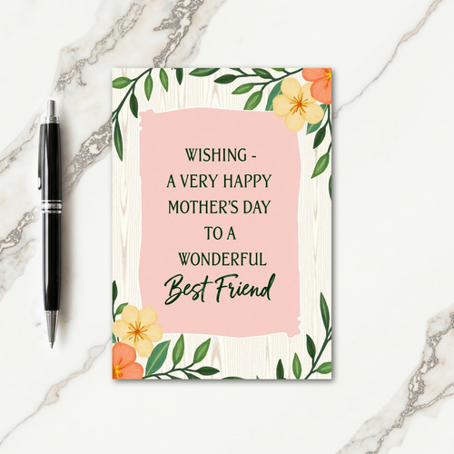 Green Foliage Mother Card