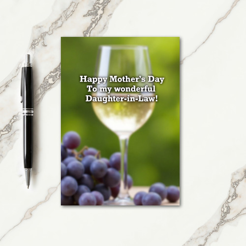 Green Foliage Mothers Day Card