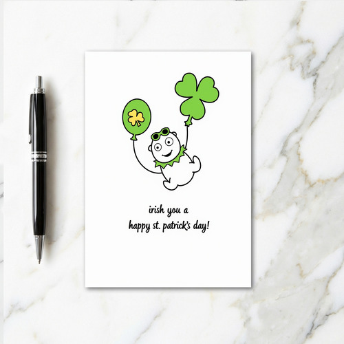 Green Goggles Joy Card