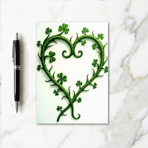Green Heart Vine Card