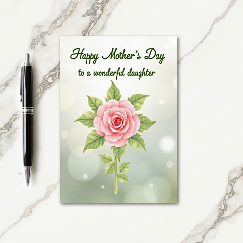 Green Hues Mothers Day Card