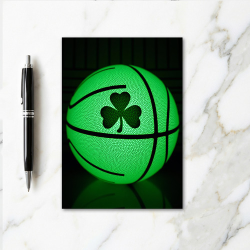 Green Lucky Basketball Card