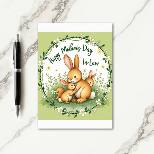 Green Meadow Mothers Day Card