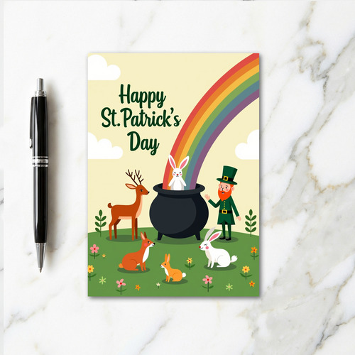 Green Meadow St Patricks Day Card