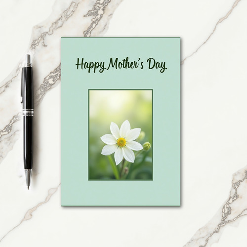 Green Mothers Day Bloom Card