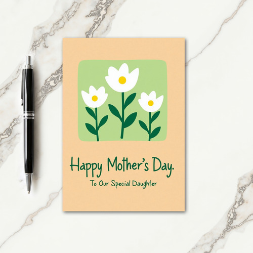Green Mothers Day Card
