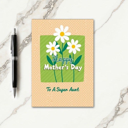 Green Mothers Day Design Card