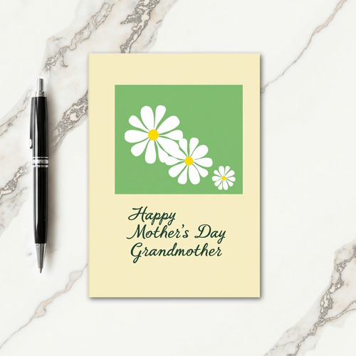 Green Mothers Day Wish Card