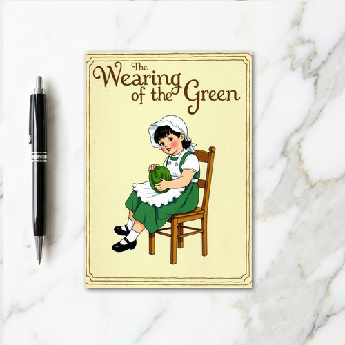 Green Orb Vintage Story Card