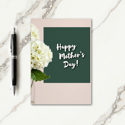 Green Panel Mothers Day Card