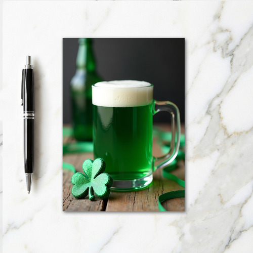 Green Ribbons Celebration Card