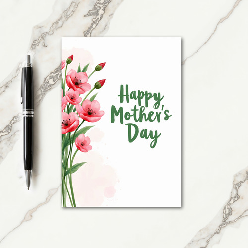 Green Script Mother Card