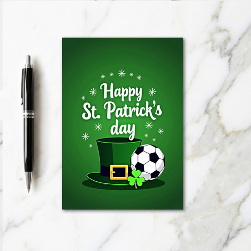 Green Starbursts Happy Day Card