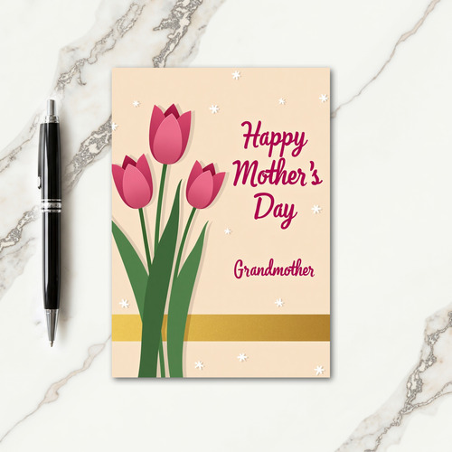 Green Stemmed Mothers Day Card