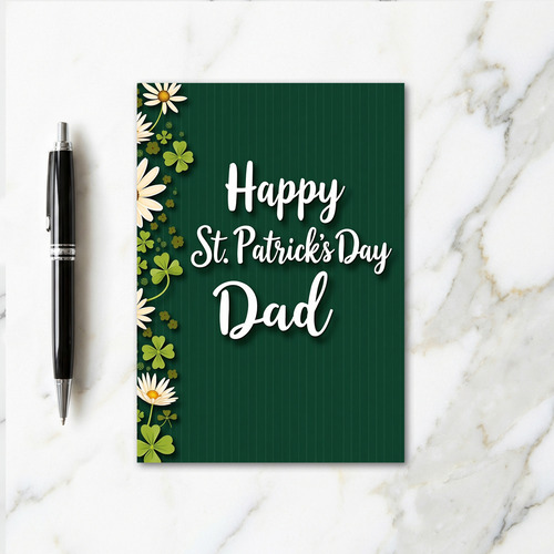 Green Stripes Happy St Patricks Card