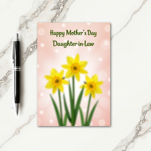 Green Text Mothers Card