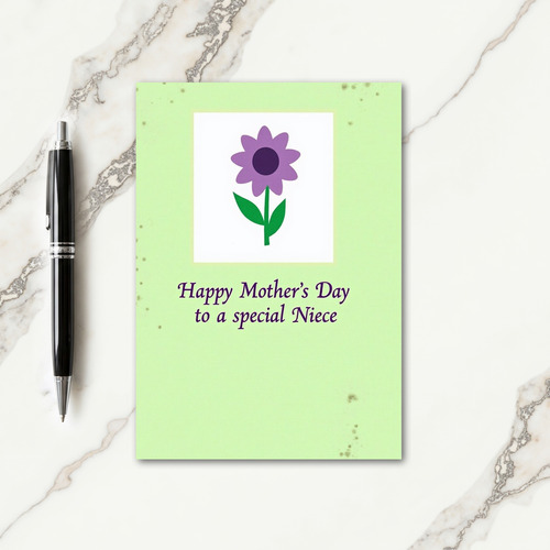 Green Tinted Mothers Day Card