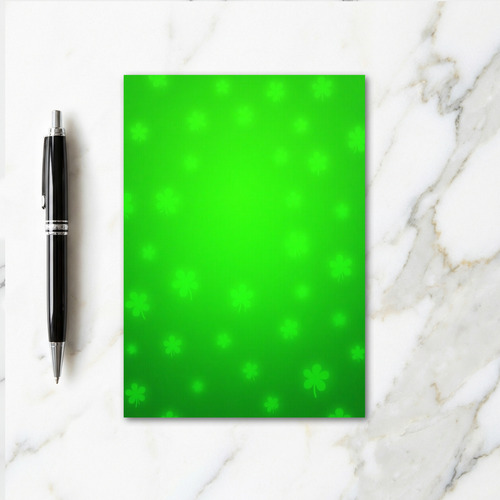 Green Woven Luck Texture Card