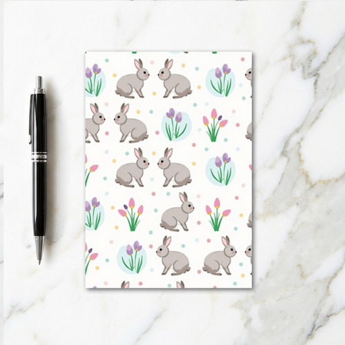 Grey Animal Pattern Spring Card