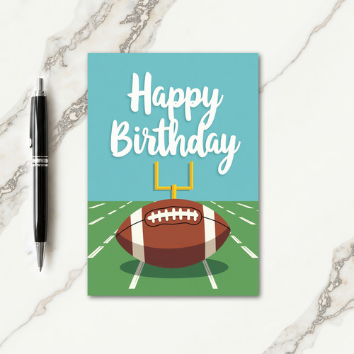 Gridiron Birthday Card