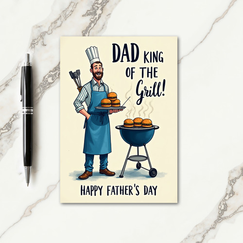 Grill Master Fathers Day Moment Card