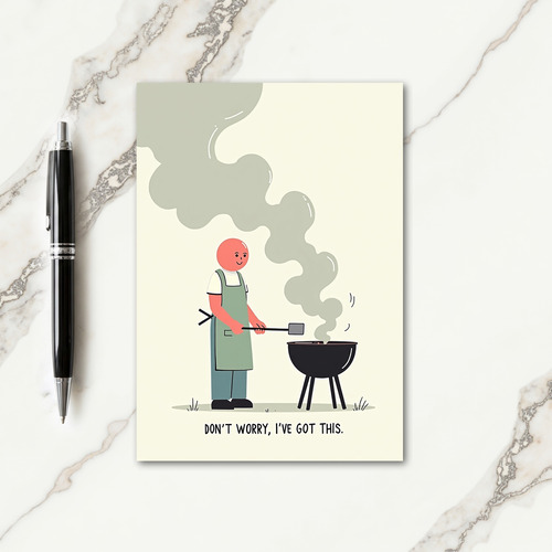 Grilling Fathers Day Card