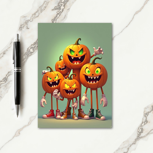 Grinning Gourd Gang Card